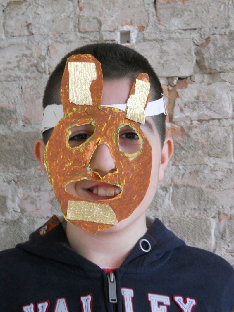 Masken basteln 9