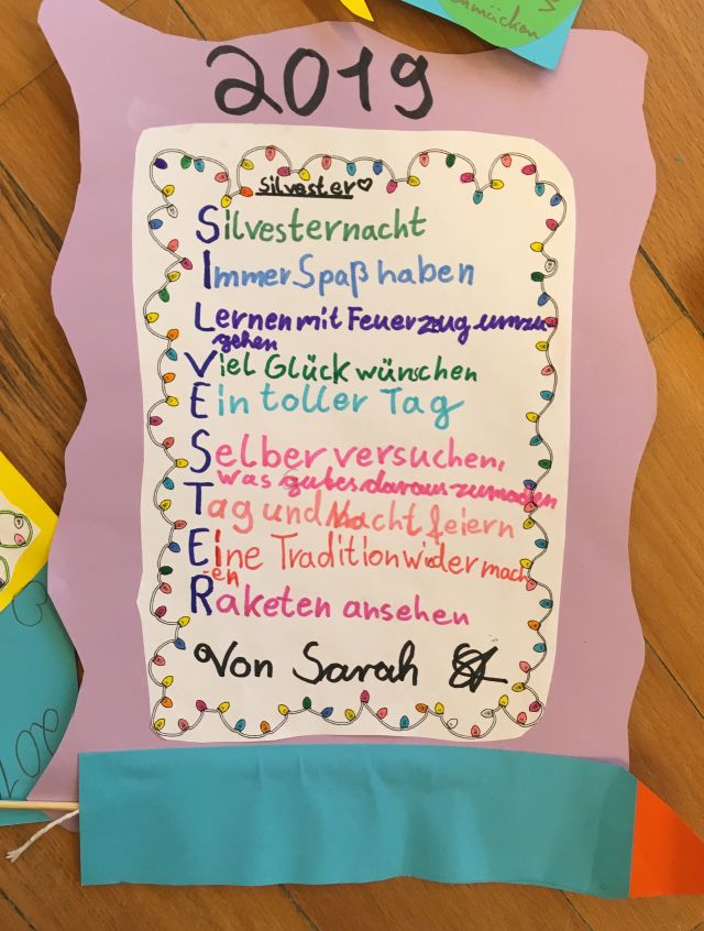 Gedicht der 5b