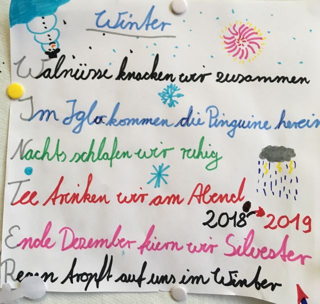 Gedicht der 5b