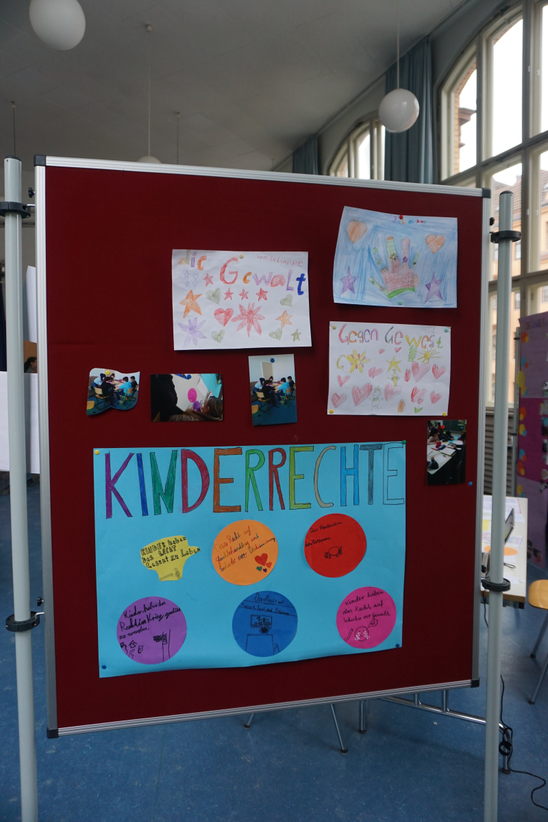 Präsentation in der Aula